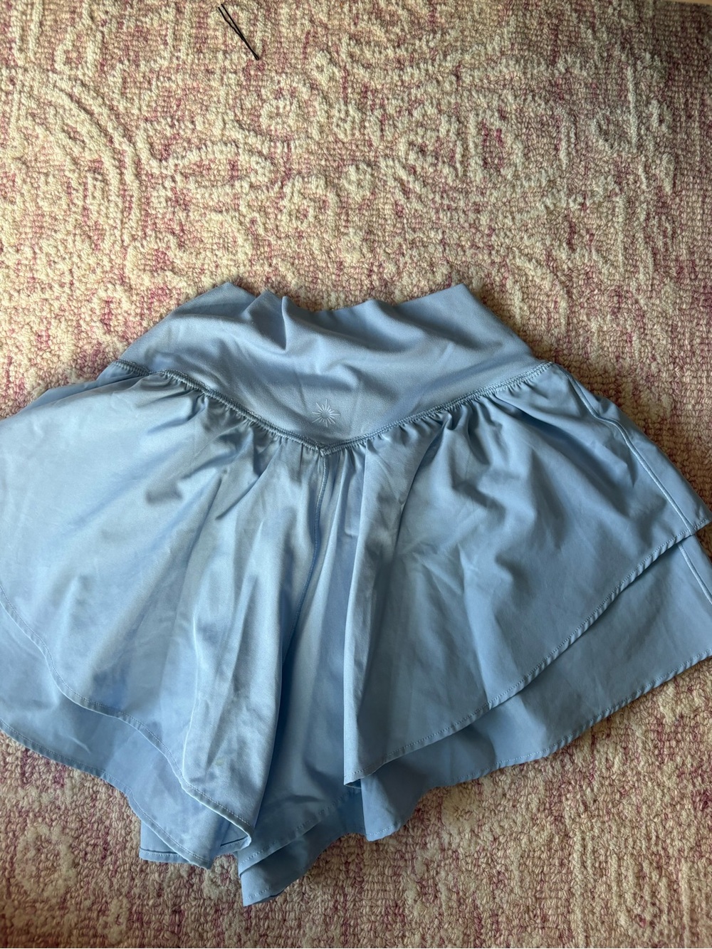 aerie Light Blue Athletic Skort Shorts
